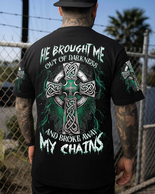 He Brought Me Out Of Darkness Men's All Over Print Shirt   - Tlnz0505252