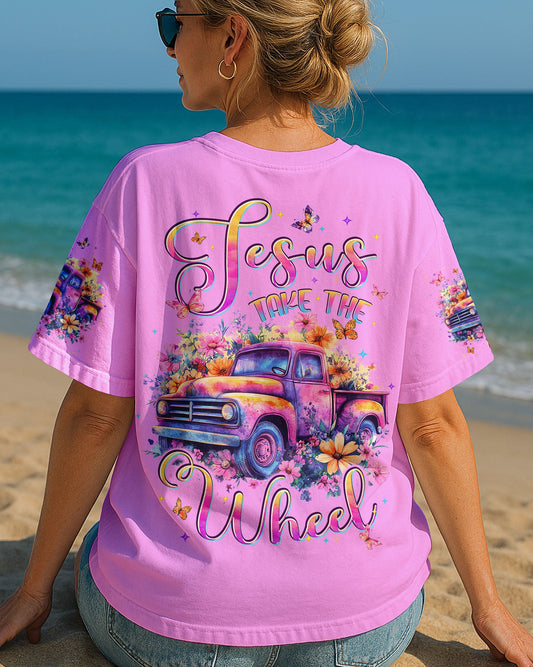 Jesus Take The Wheel Women's All Over Print Shirt - Typq0206253