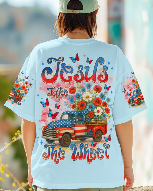Jesus Take The Wheel Women's All Over Print Shirt  - Tlnz1205252
