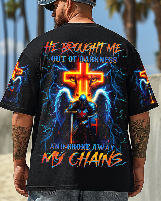 He Brought Me Out Of Darkness Men's All Over Print Shirt   - Tlnz1604254