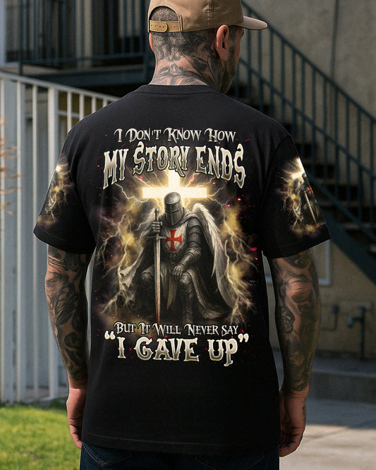 I Don't Know How My Story Ends Warrior Men's All Over Print Shirt   - Tlnz2904253