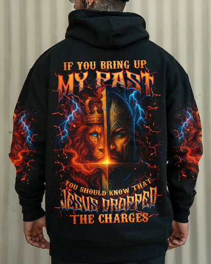 Jesus Dropped The Charges Lion Warrior Men's All Over Print Shirt - Tlnz2406253