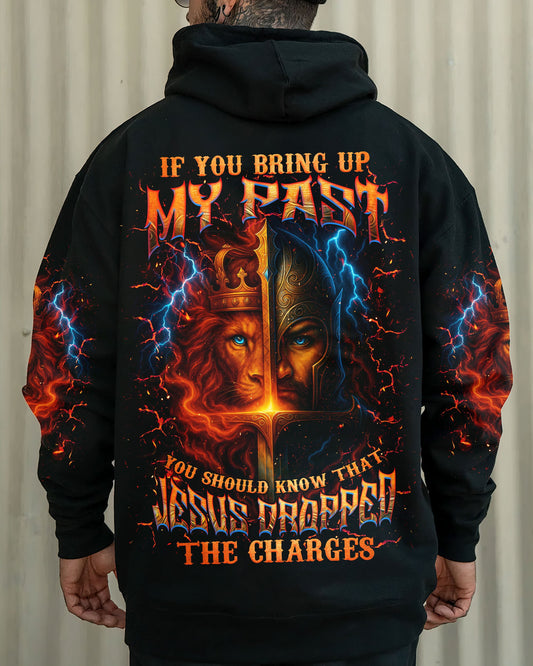 Jesus Dropped The Charges Lion Warrior Men's All Over Print Shirt - Tlnz2406253
