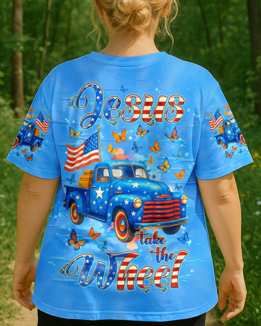 Jesus Take The Wheel Women's All Over Print Shirt - Yhhg1605252