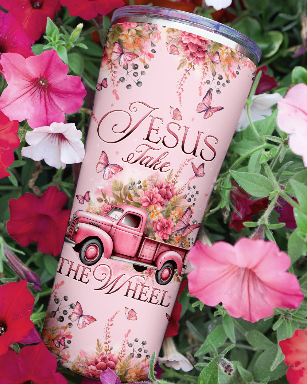 Jesus Take The Wheel Tumbler - Tytd0112232